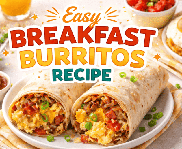 Easy Breakfast Burritos Recipe