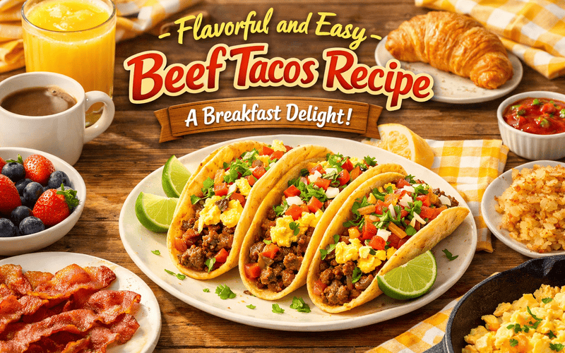 Flavorful and Easy Beef Tacos Recipe