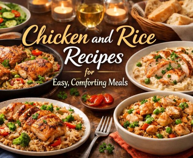 Chicken and Rice Recipes for Easy, Comforting Meals