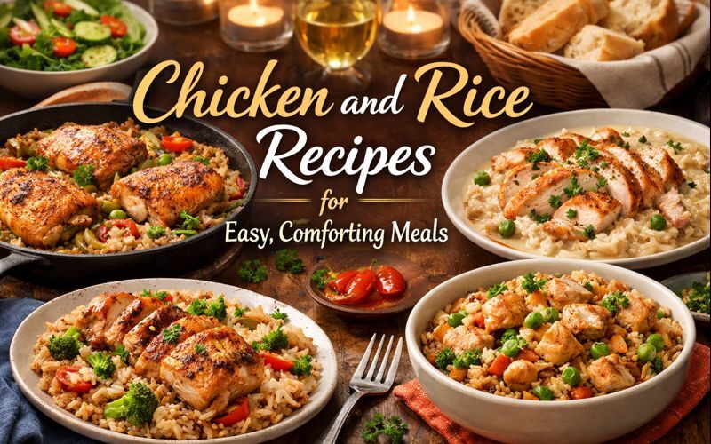 Chicken and Rice Recipes for Easy, Comforting Meals