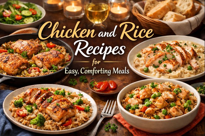 Chicken and Rice Recipes for Easy, Comforting Meals