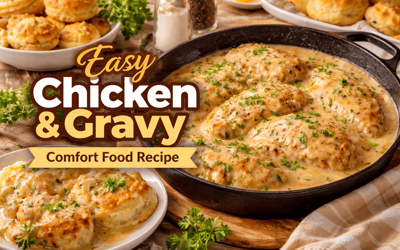 Comfort-Style Chicken and Gravy Recipe