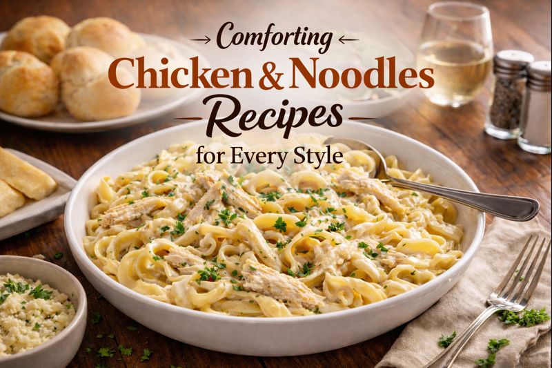 Comforting Chicken & Noodles Recipes for Every Style 