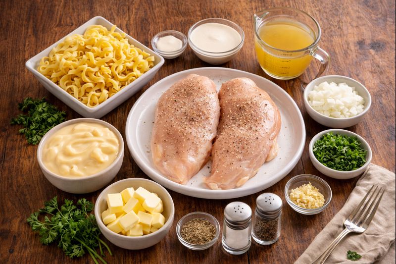 Comforting Chicken & Noodles Recipes for Every Style Ingredients