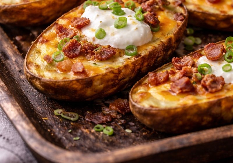 Crispy, Loaded, and Homemade Potato Skins