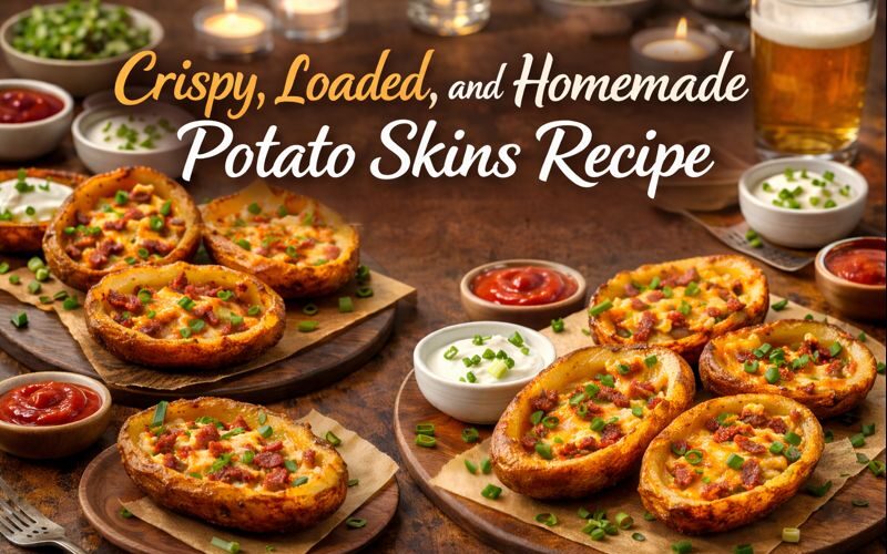 Crispy, Loaded, and Homemade Potato Skins
