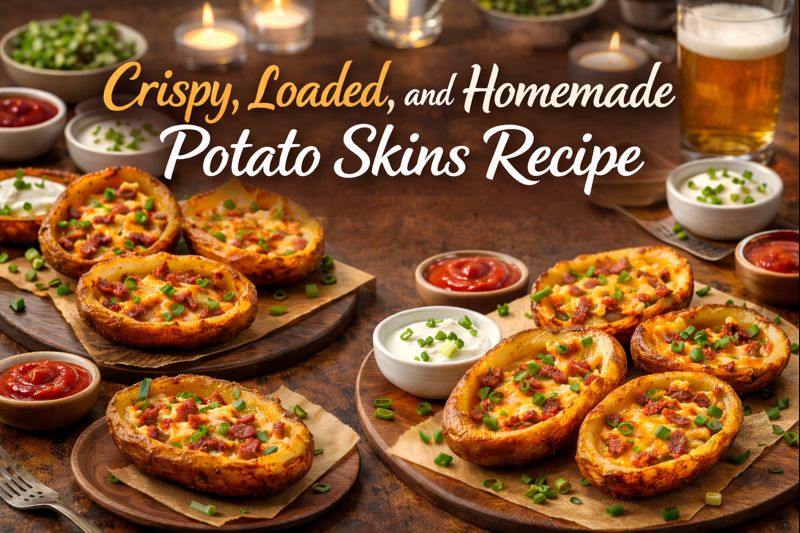 Crispy, Loaded, and Homemade Potato Skins