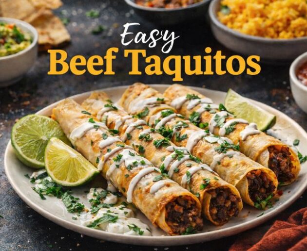 Easy Beef Taquitos Recipe