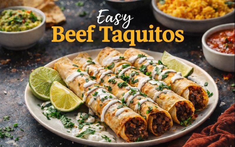 Easy Beef Taquitos Recipe