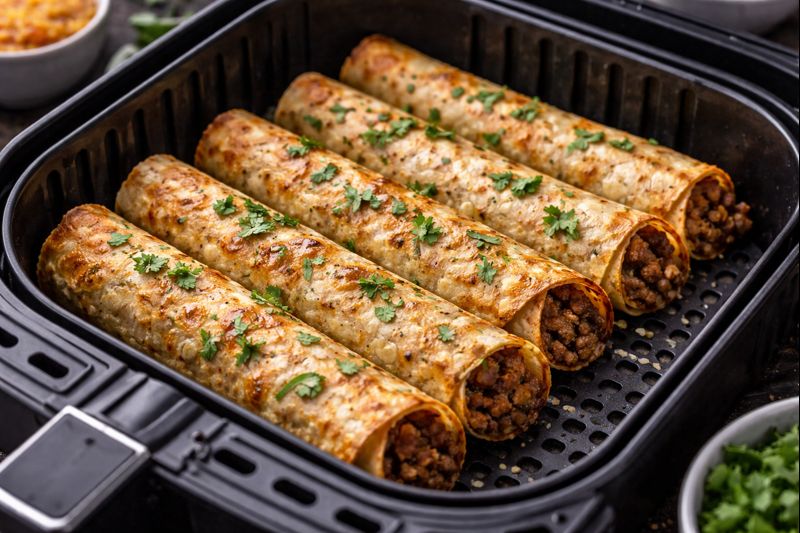 Easy Beef Taquitos Recipe in Air Fryer