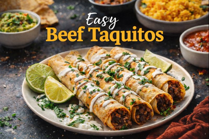 Easy Beef Taquitos Recipe