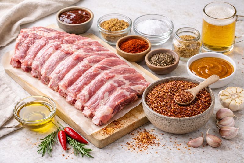 Smoked Tender Baby Back Ribs Recipe Ingredients