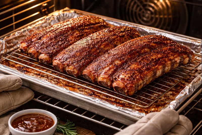 Smoked Tender Baby Back Ribs Recipe in Oven