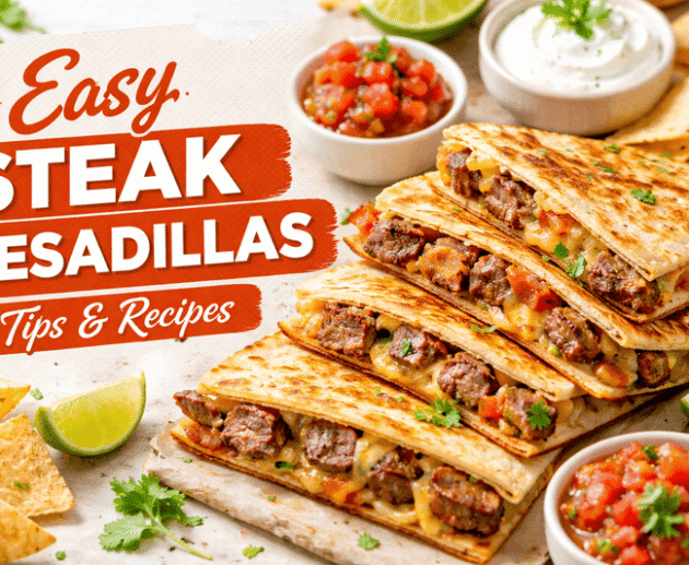Steak Quesadillas Made Easy Flavor, Technique, and Expert Tips