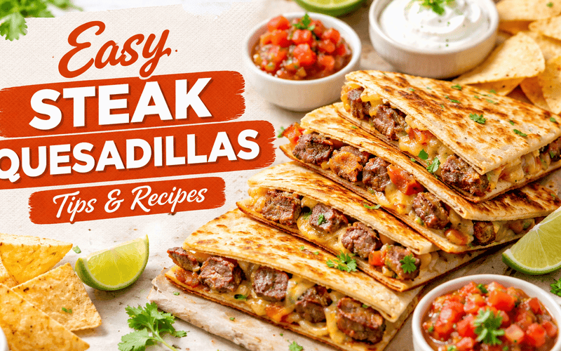 Steak Quesadillas Made Easy Flavor, Technique, and Expert Tips