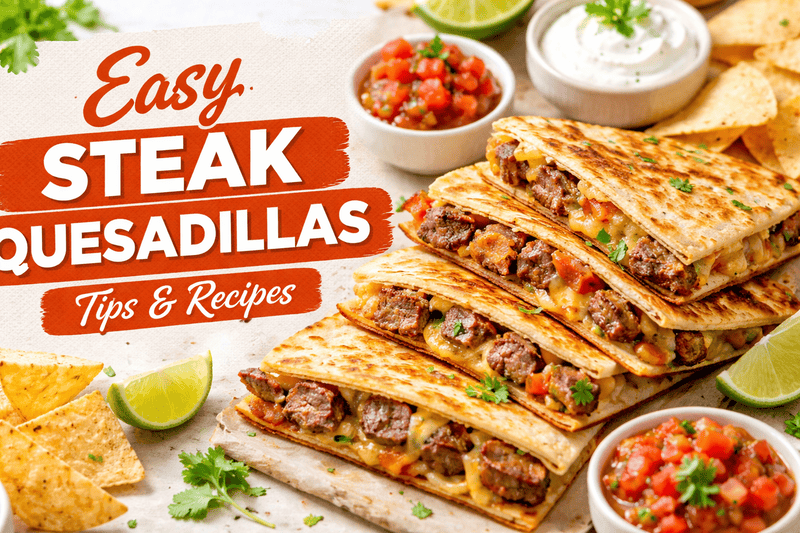 Steak Quesadillas Made Easy Flavor, Technique, and Expert Tips
