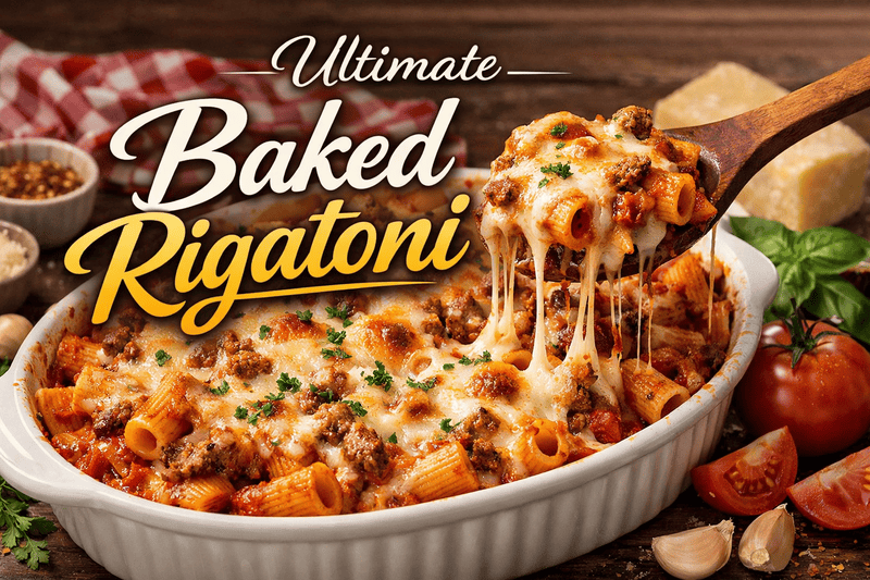 Baked Rigatoni Recipe That Delivers Big Flavor